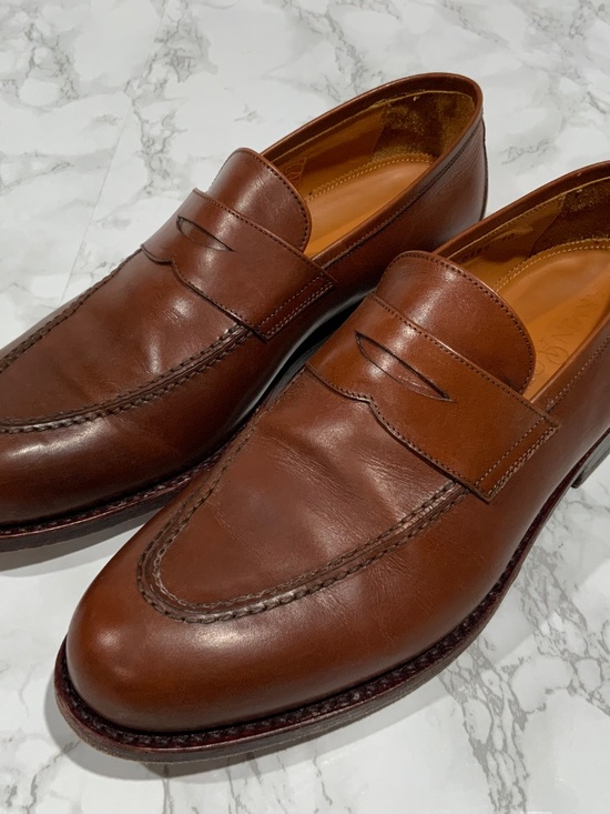 Armin Oehler Sz 10 Augusta Brown Leather Loafer Shoes main image 5